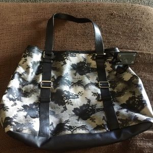 Lace print L.A.M.B. Tote